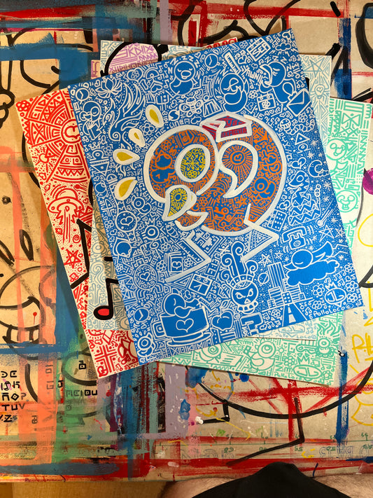 Lámina - Blue monday